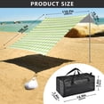 thumbnail image 4 of Portable Beach Tent Sun Shelter With Ground Pegs Water And Wind Resistant Sun Shade Canopy Angle Adjustable Spring Is in Full Bloom, 4 of 7