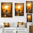 thumbnail image 4 of Designart "The Prodigal'S Golden Return: A Religious Horizon" Christianity Floater Framed Wall Decor, 4 of 5