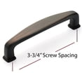 thumbnail image 4 of Dynasty Hardware P-81092-10B Super Saver Design Cabinet Pull Aged Oil Rubbed Bronze, 4 of 5