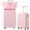 Light Pink + ABS, variant on Hardshell Luggage Sets 2Pcs + bag Spinner Suitcase with TSA Lock Lightweight