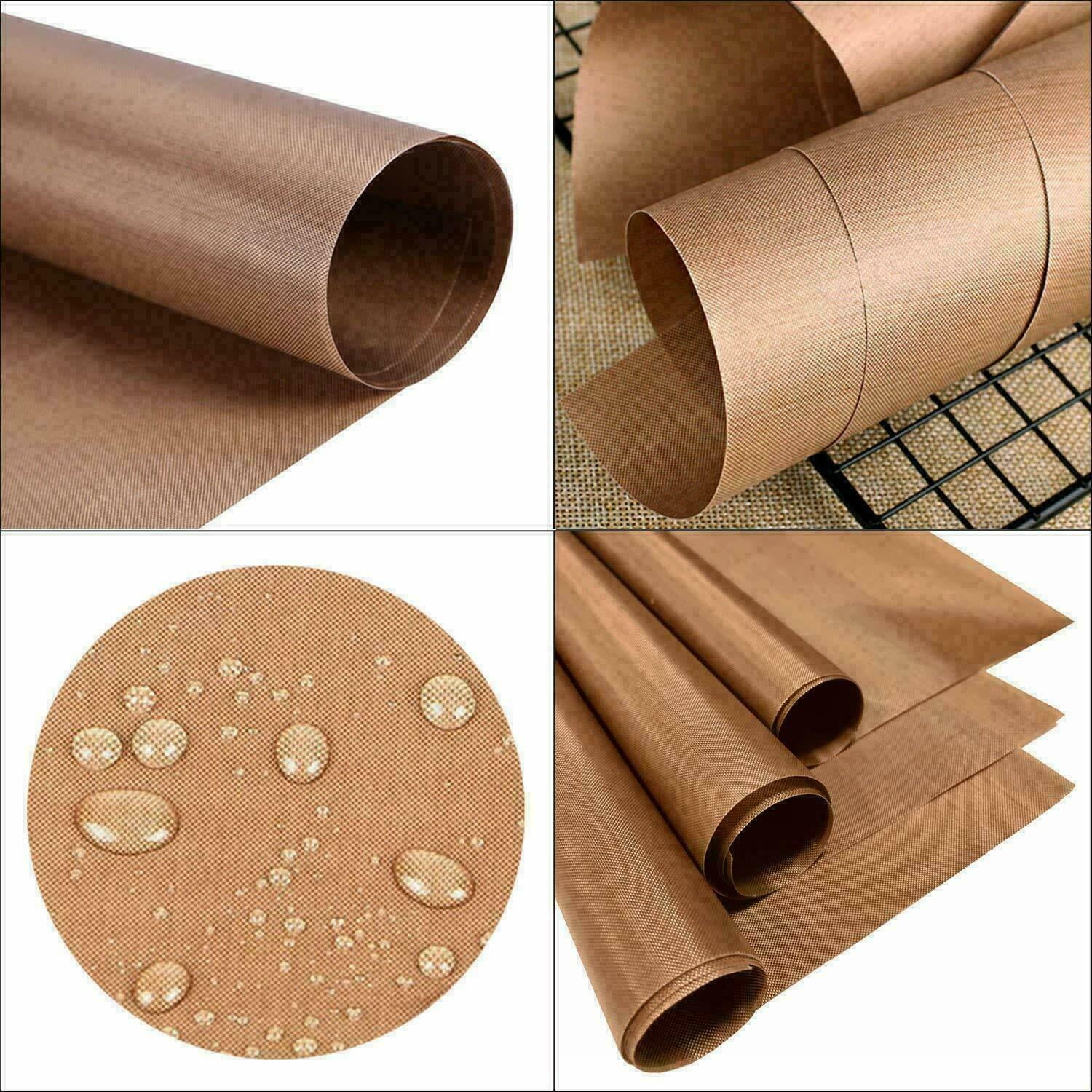 Calca 6 Pack PTFE Teflon Sheet Non Stick PTFE Coated Fiberglass Fabric Heat  Transfer Paper Reusable 5 Mil 