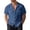 Navy, variant on Mens Hawaiian Shirt, Short Sleeves Floral Button Down Beach Shirts Lapel Tops Slim Fit Breathable Tees Button Down Tops