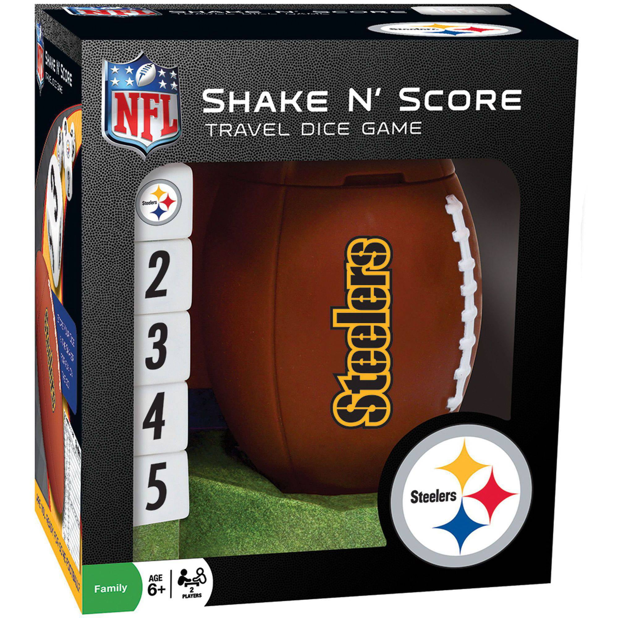 MasterPieces NFL Pittsburg Steelers Shake n' Score Dice Game by Generic