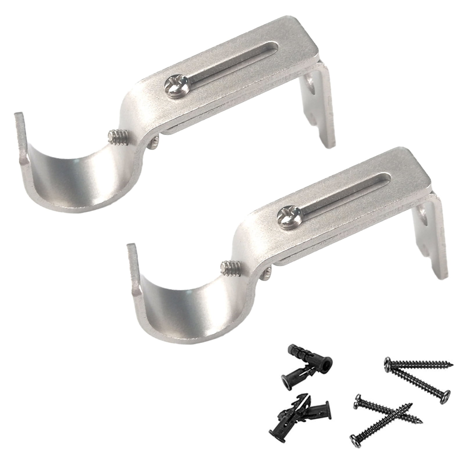 DISHAN Curtain Rod Bracket Set High Hardness Strong LoadBearing