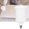 thumbnail image 4 of Pistola pulverizadora de pintura de 600mL, bote de plástico, alimentación por gravedad de aire, taza superior de pintura, rosca macho, 4 of 8
