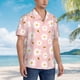 thumbnail image 3 of Fotbe Daisy And Bee Camisa Hawaiana para Hombre Unisex – Camisa Casual de Verano con Botones de Manga Corta de Algodón y Lino,3X-Large, 3 of 7