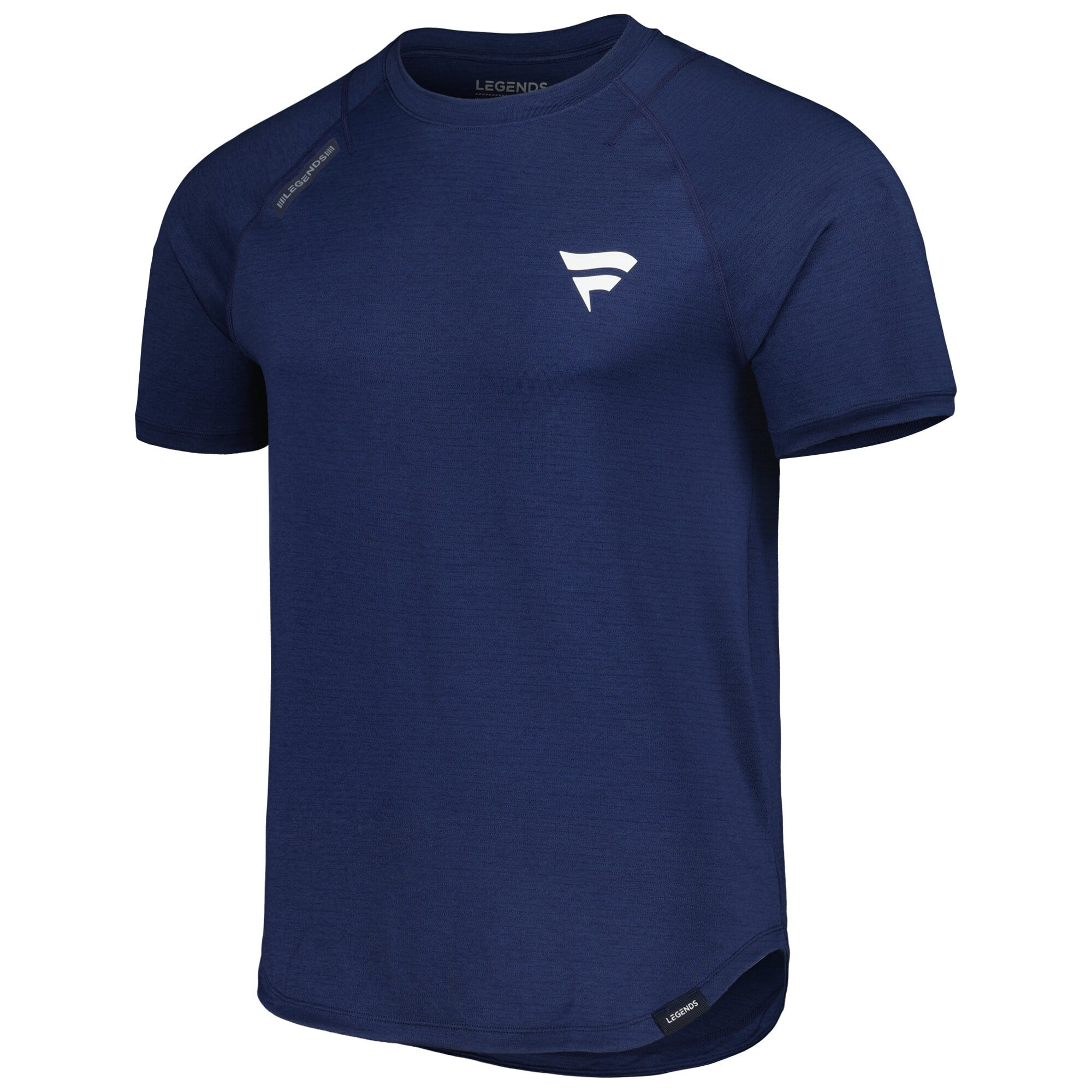 ★ ENZO BLUES★ Raglan Stripe T-Shirt Charcoal 253RBXTOP013 Men's LEGENDS Navy Fanatics Corporate Enzo Tri-Blend Raglan