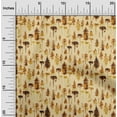thumbnail image 2 of oneOone Polyester Spandex Brown Fabric Tree Craft Projects Decor Fabric Printed By The Yard 56 Inch Wide, 2 of 4