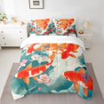 thumbnail image 2 of YST Japanese Style 7-Piece Bedding Set, Full, Ocean Marine Theme, 2 of 4
