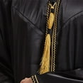 thumbnail image 4 of RXMEKW Long Sleeve Thobe for Men with Neck Zipper and Pocket, Arabic Style Casual Robe in Solid Color, 4 of 6