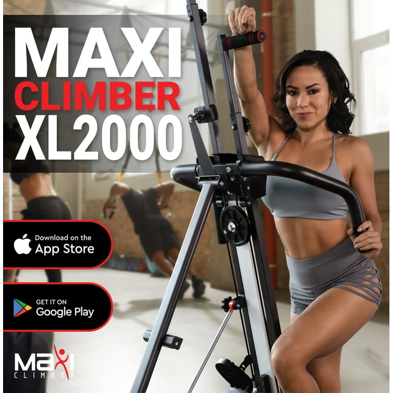 MaxiClimber XL Hydraulic Resistant Vertical Climber, Fitness Stair