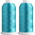 thumbnail image 1 of Superpunch SuperB Turquoise 444 Polyester Embroidery Thread, 5000m, Pack of 2, 1 of 2