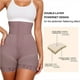 thumbnail image 4 of Fajas moldeadoras de abdomen for mujer, pantalones cortos moldeadores sin tirantes, levantadores de glúteos con cremallera en la entrepierna, 4 of 5