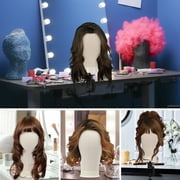 22 Inch Cork Canvas Block Head Mannequin Head for Wigs, Wig Head Stand for Display Styling Wigs Making Kit ,Including Doll Head Storage Bag