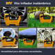 thumbnail image 4 of Compresor Inflador De Llantas Inalámbrico Portátil Para Auto Amarillo/Negro, 4 of 5