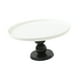 thumbnail image 5 of Soporte para pastel con base Plato de cerámica para frutas Plato para pastel de 8 pulgadas Bandeja para servir con pedestal Pie negro, 5 of 9
