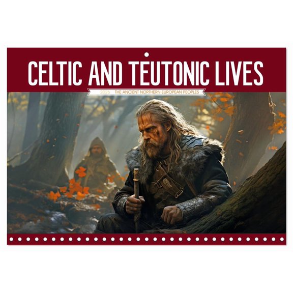 Celtic and Teutonic Lives (Monthly Wall Calendar 2026 11.7 x 16.5 (open)), CALVENDO 14 Month Calendar