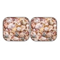thumbnail image 7 of Windshield Sun Shade, Colorful Seashells Foldable Car Sun Shade Windshield for Front, 2 Pieces, 7 of 7