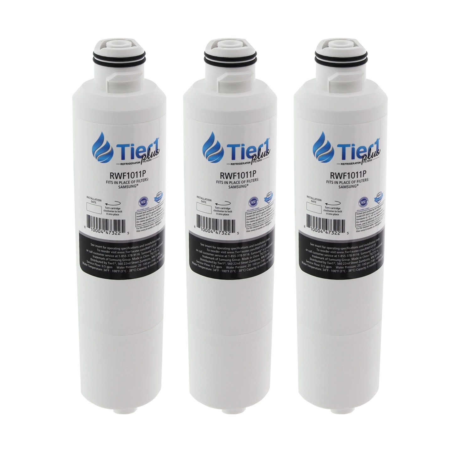 Tier1 Plus Refrigerator Water Filter Replacement for Samsung DA29