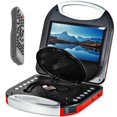 thumbnail image 2 of Magnavox MTFT750RD 7 in. Portable DVD Player with Color TFT Screen & Remote Control, Red, 2 of 4