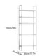 thumbnail image 3 of Estante de Lavado de Pie Balcón Estante de Almacenamiento Superior para Vasos Inodoro Baño Estante de Inodoro Estante de Almacenamiento Superior, 3 of 6