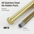 thumbnail image 5 of KES Stainless Steel Toilet Paper Holder, Wall-Mounted, Gold, 1 Count, 5 of 11