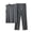 Dark Gray-1, variant on Ohufall Men's 2 Piece Modal Lounge Set Sleeveless Crew Neck Top with Drawstring Long Pants Casual Summer Outfit