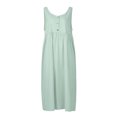 thumbnail image 5 of Zunfeo Sundresses for Women 2024 A-line Cotton Linen Dress Loose Beach Summer Dress Clearance- Light Blue 8, 5 of 6