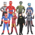 thumbnail image 2 of Disfraz de superhéroe de Los Vengadores Endgame, hulk, iron man, Capitán América, spider man, superhombre, Pantera Negra, thor, máscara de disfraz, 2 of 5