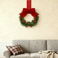 thumbnail image 5 of Yucurem 5.1 Inch Mini Christmas Cabinet Wreath, 6PCS Small Christmas Kitchen Wreaths with Bow Ribbon for Xmas Window Door Chair Fireplace Table Centerpiece Indoor Outdoor Decor, 5 of 7