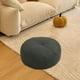 thumbnail image 2 of Cojín de suelo redondo Cojín de suelo Cojín de meditación decorativo Cojín de asiento para Gris oscuro, 2 of 8