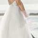 thumbnail image 3 of Guantes de boda de satén elegantes con detalle de lazo, accesorios largos para novias, fiestas de té y eventos formales, color blanco, 3 of 8