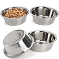 thumbnail image 1 of Cuenco para perros de acero inoxidable DEATYOU para perros grandes, medianos y pequeños, 1 of 7