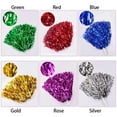 thumbnail image 2 of 2pcs Concert Fancy Double hole handle Dress Costume Club Sport Supplies Cheerleading Cheering Ball Cheerleader Pom Poms Dance Party Decorator RED 2PCS, 2 of 8