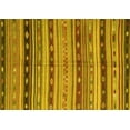 thumbnail image 1 of Ahgly Company Machine Washable Indoor Rectangle Southwestern Yellow Country Area Rugs, 5' x 8', 1 of 4