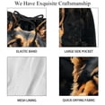 thumbnail image 4 of luoweisi Men's Beach Shorts Quick Dry Swim Trunks with Mesh Lining Sheepdog 2XL, 4 of 5