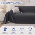 thumbnail image 5 of JIATER Sofa Cover Slipcover Couch Cover Durable Furniture Protector for Pets Home Decor 71"x118" Dark Gray, 5 of 7