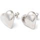 thumbnail image 1 of 1 par de pendientes de corazón con soporte, de latón chapado. Pendientes de corazón. Juego de pendientes Everyday Illusion Jewelry. Pendientes sencillos y modernos., 1 of 2