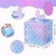 thumbnail image 5 of COSMOBETTY Paper Dessert Boxes Mermaid Boxes Purple 10Pcs Storage, 5 of 8
