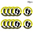 thumbnail image 1 of Coofit 10PCS Social Distancing Floor Decal Waterproof Social Distance Floor Sticker, 1 of 10
