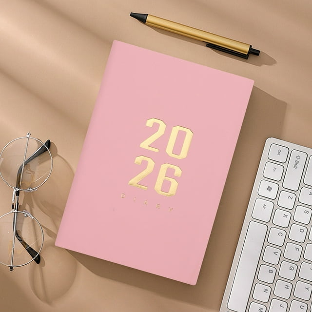 CREATITOY 2026 A5 Bilingual English-Chinese Planner with Dates Notebook Organizer