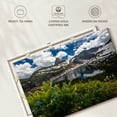 thumbnail image 6 of Elephant Stock Glacier National Park Lake Wall Art - Horizontal Canvas Wall Art - Living Room Wall Decor - Nature Canvas - White And Blue Decor - 51" x 34", 6 of 8