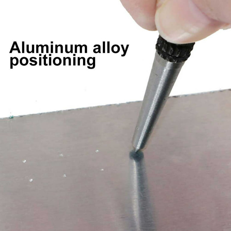 GoFJ 3Pcs 1.5mm/2mm/3mm Alloy Steel Center Punch Metal Wood Marking  Drilling Tool 