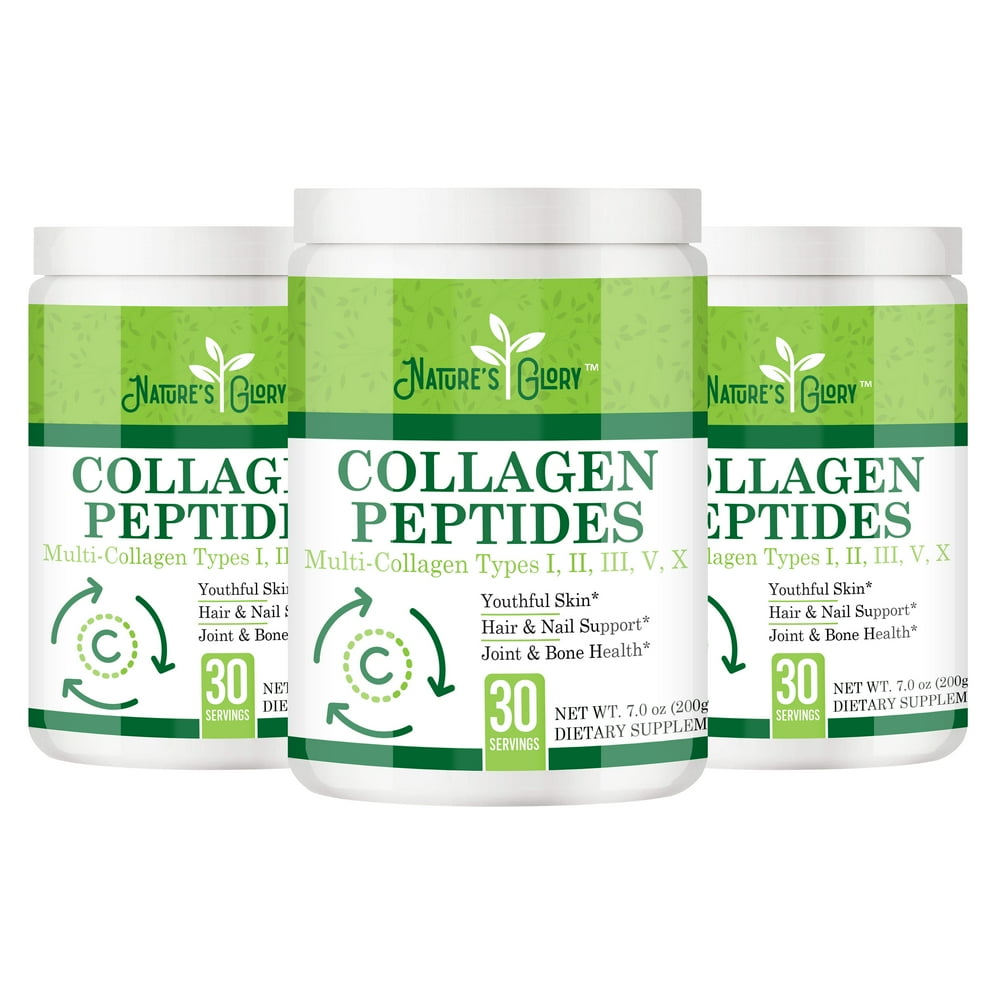 Collagen Peptides Powder Complex Type I, II, III, V, X Hydrolyzed