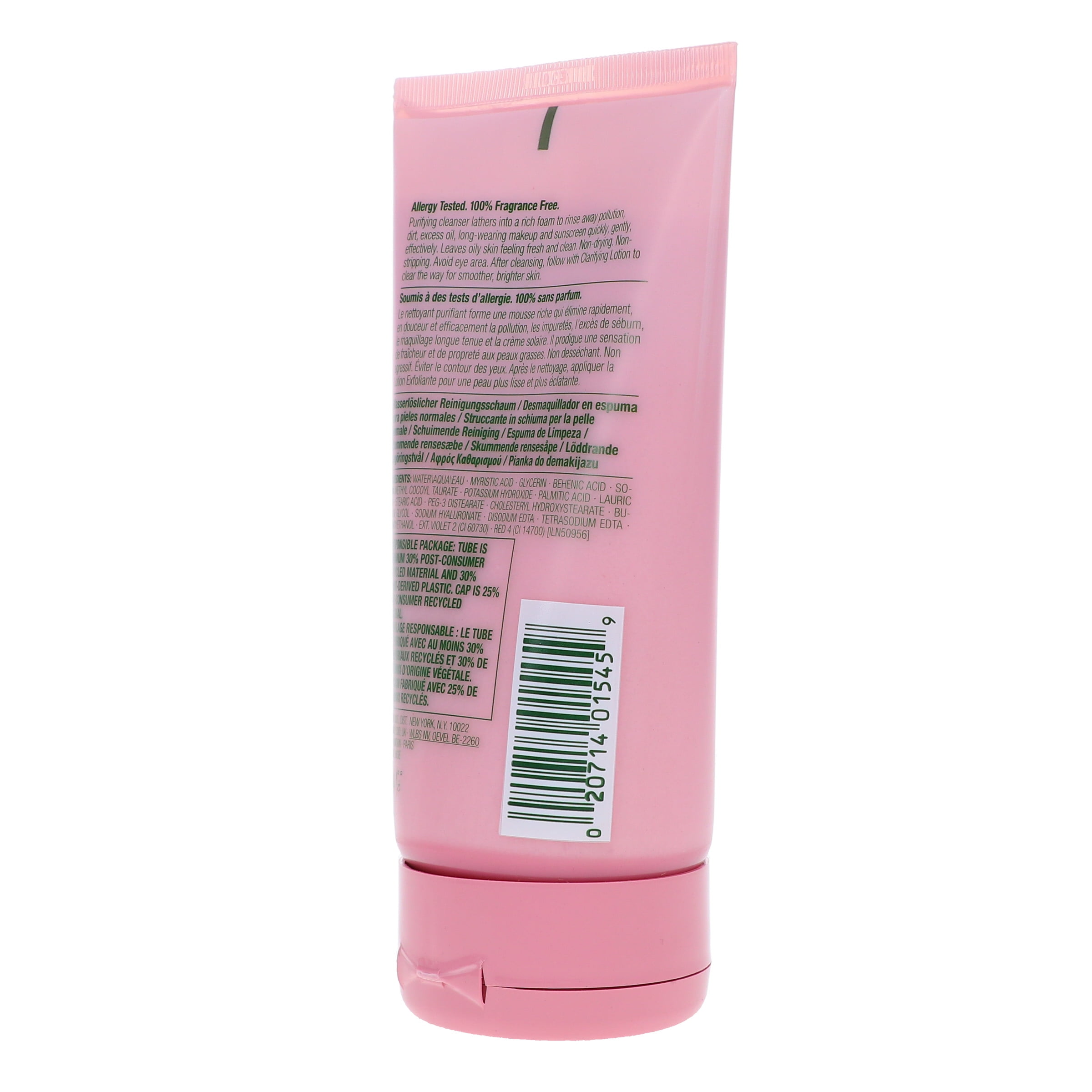 Clinique Rinse-off Foaming Cleanser-Mousse, Face Wash for All Skin Types, 5 Oz