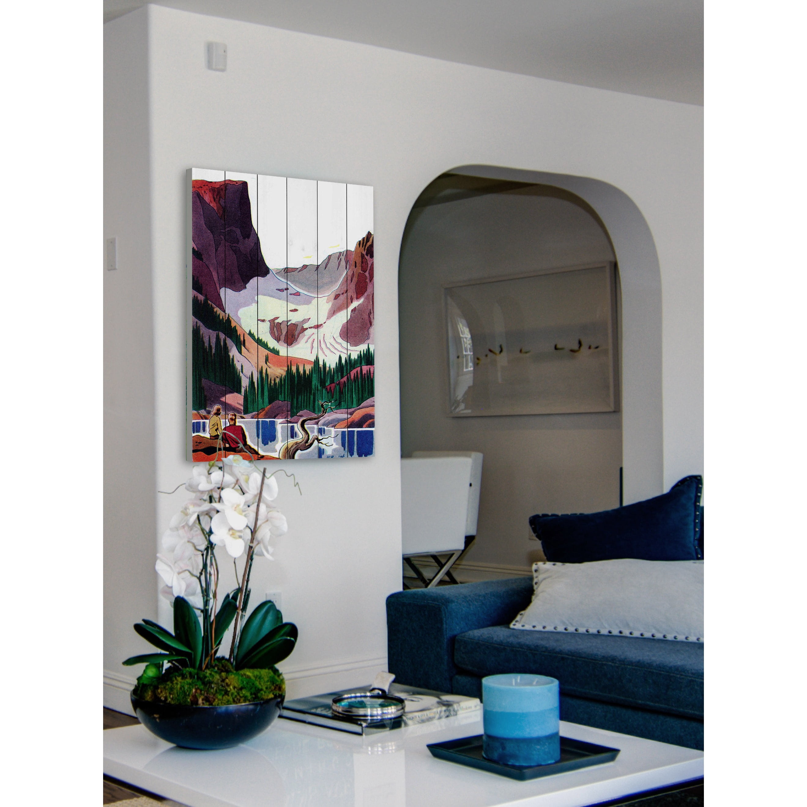 Marmont Hill "Colorado Calling" Painting Print on White Wood