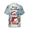 thumbnail image 2 of Merry Christmas Ragdoll Enjoys Catmas Winter Xmas Holiday Hawaiian Shirt Breathable Summer Unisex Merch Cat Lover Kitten Owner Gifts Idea - 02022, 2 of 6