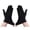 Black, variant on 1 Pair Unsiex Winter Gloves Five Fingers Solid Color Elastic Anti-slip Sun Protection Breathable Soft Stage Performance Auction Ritual Girl Gloves Fall Spring Gloves