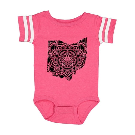 

Inktastic Ohio Silhouette Mandala Gift Baby Boy or Baby Girl Bodysuit