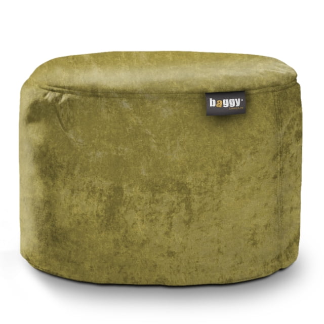 Puff Taburete Baggy Velvet Musgo